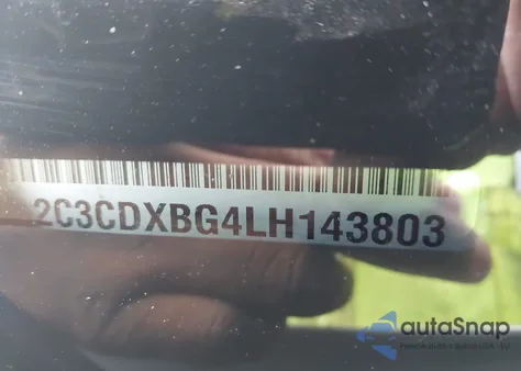 2020 Dodge Charger из США, поврежденный, VIN 2C3CDXB64LH143803